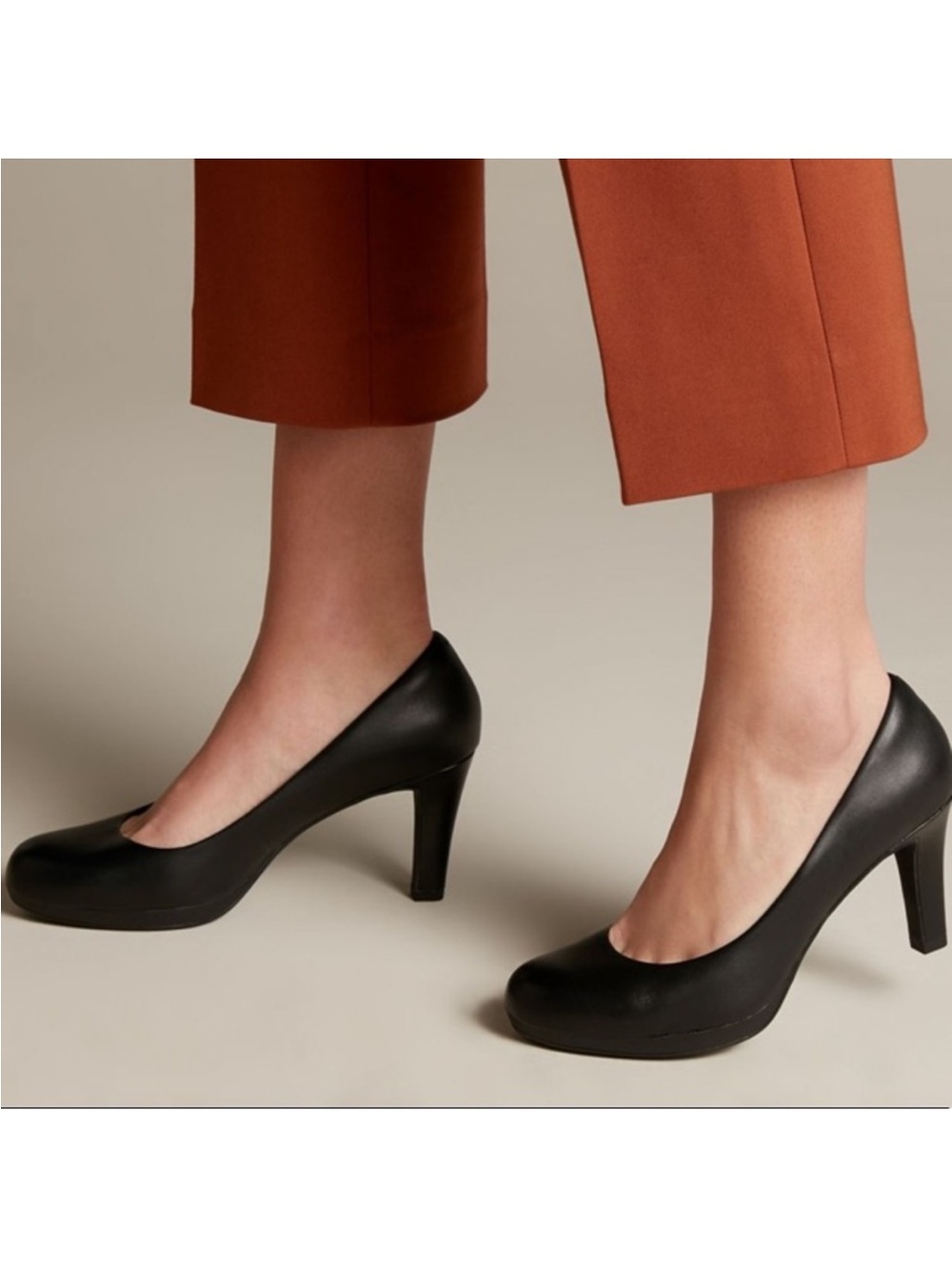 NWT CLARKS ADRIEL VIOLA PUMP HEELS